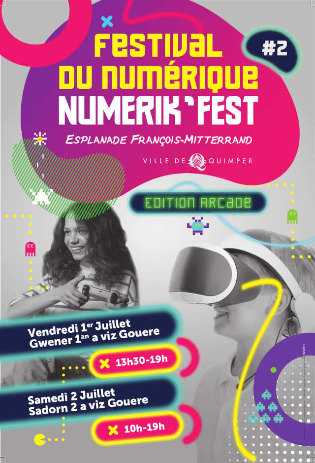 affiche du festival du numérique